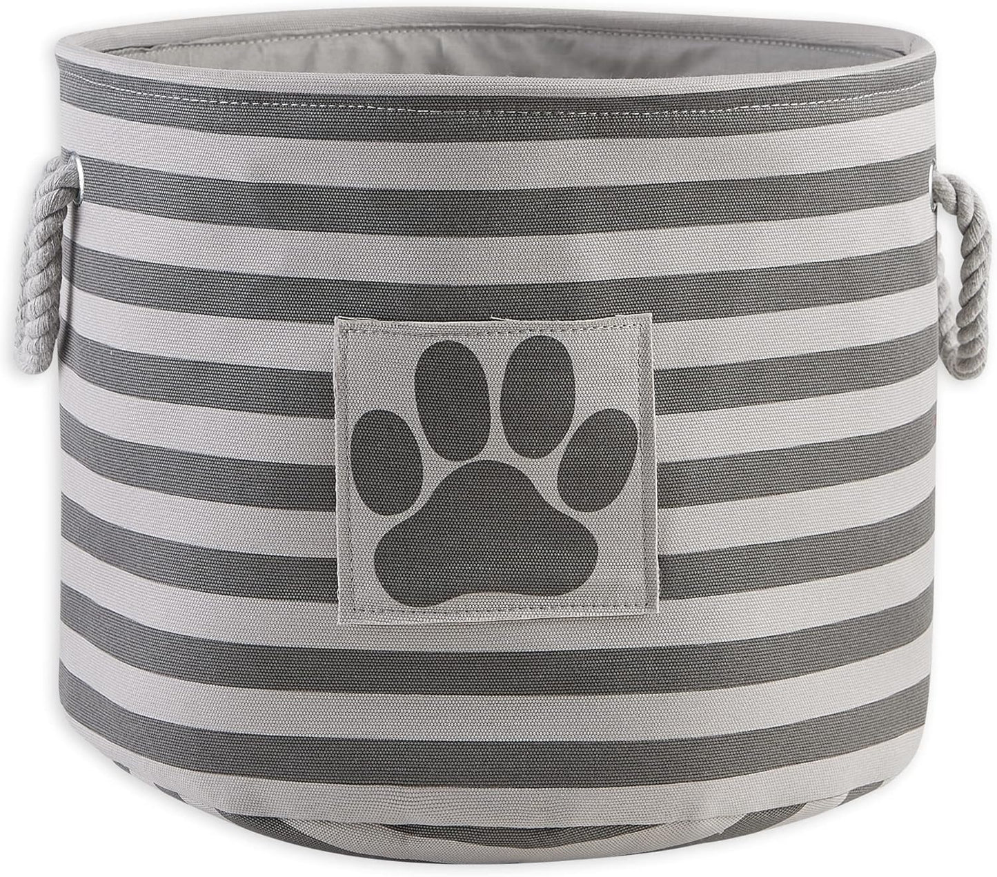 Striped Paw Storage Bin