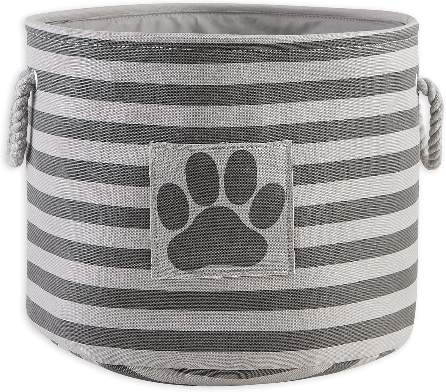 Striped Paw Storage Bin