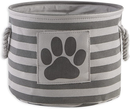Striped Paw Storage Bin