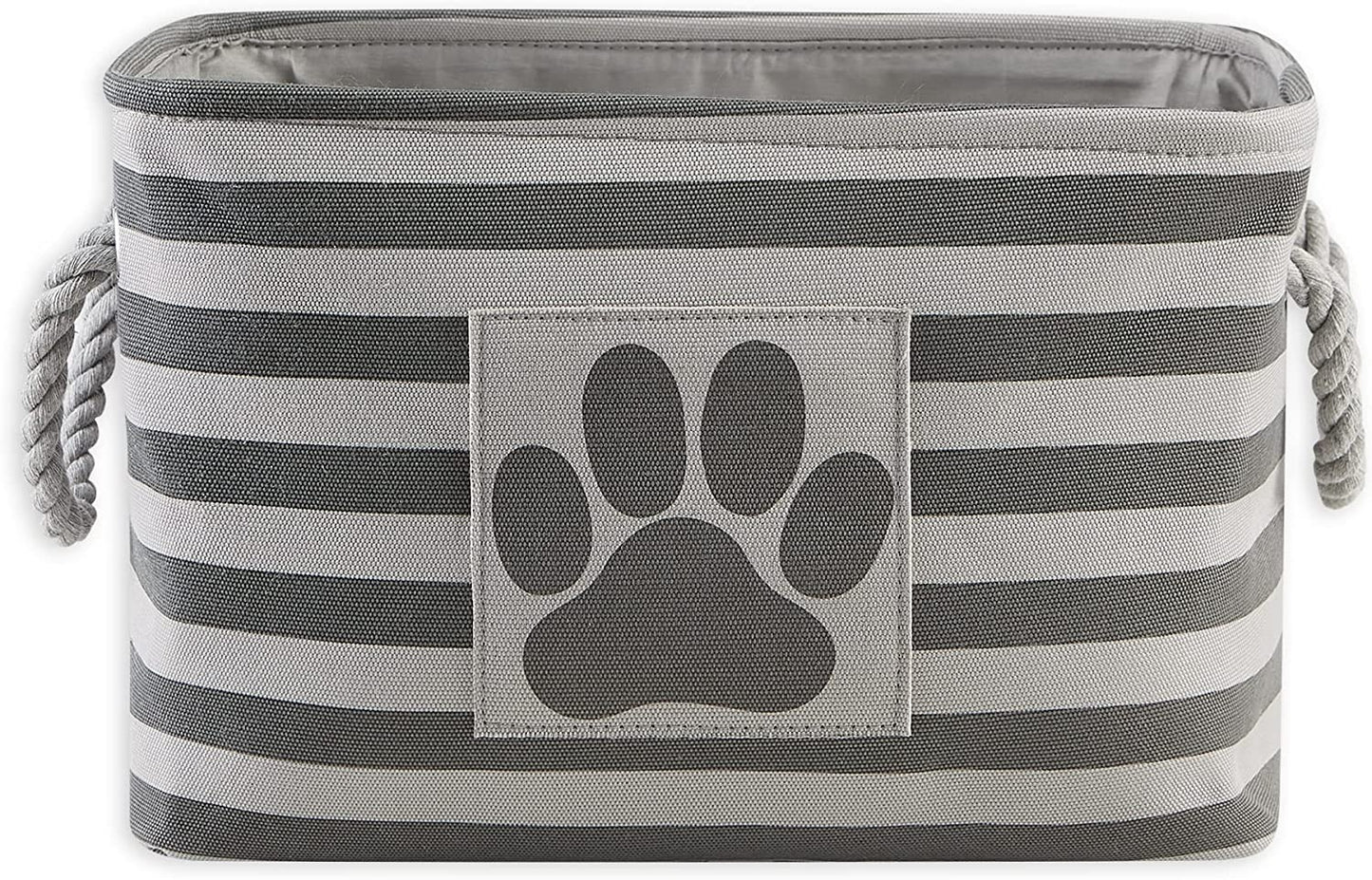 Striped Paw Storage Bin