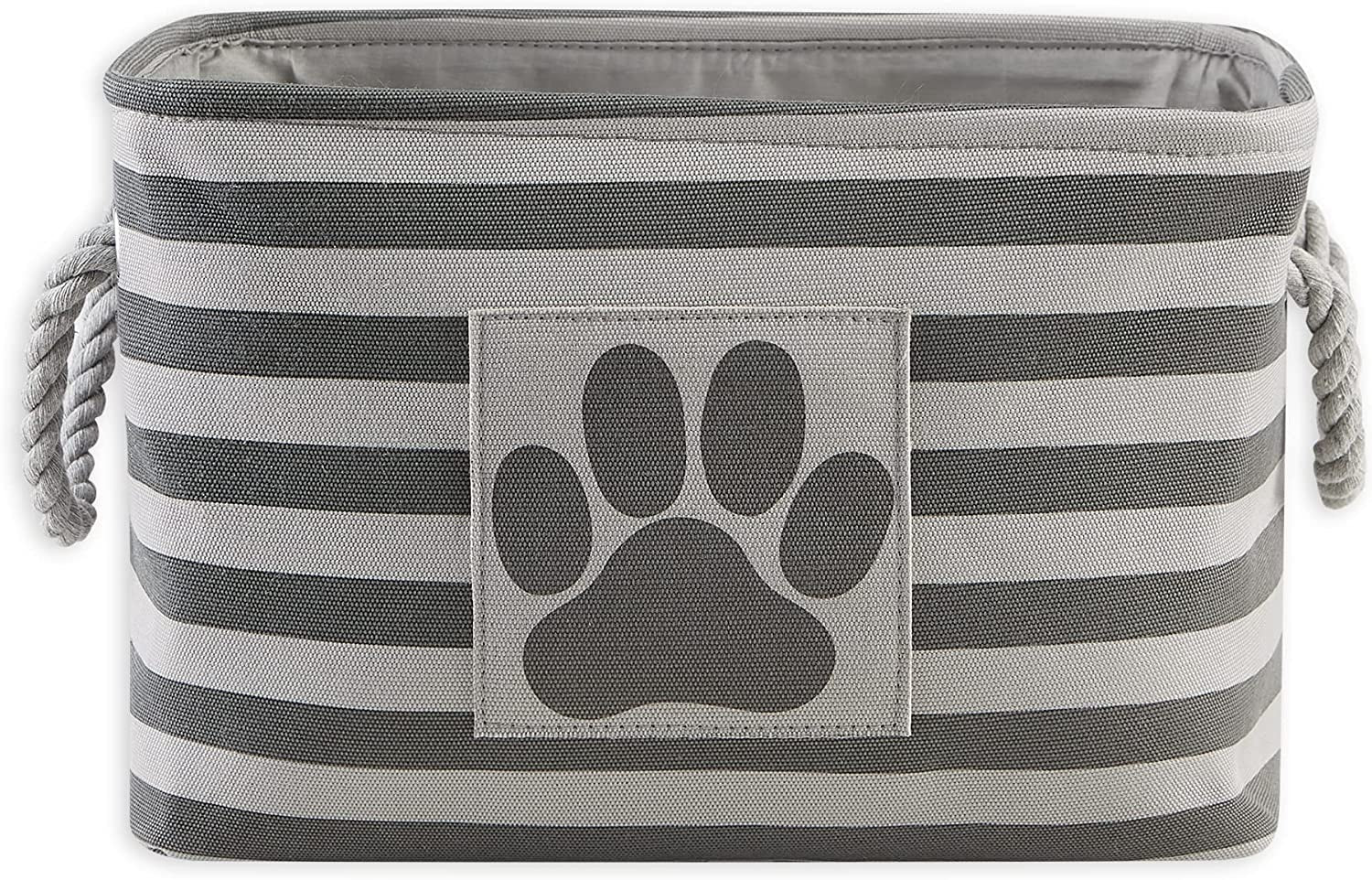 Striped Paw Storage Bin