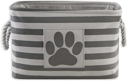 Striped Paw Storage Bin