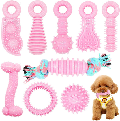 Puppy Toy Set (6-Pack) – Soft & Durable Chew Toys