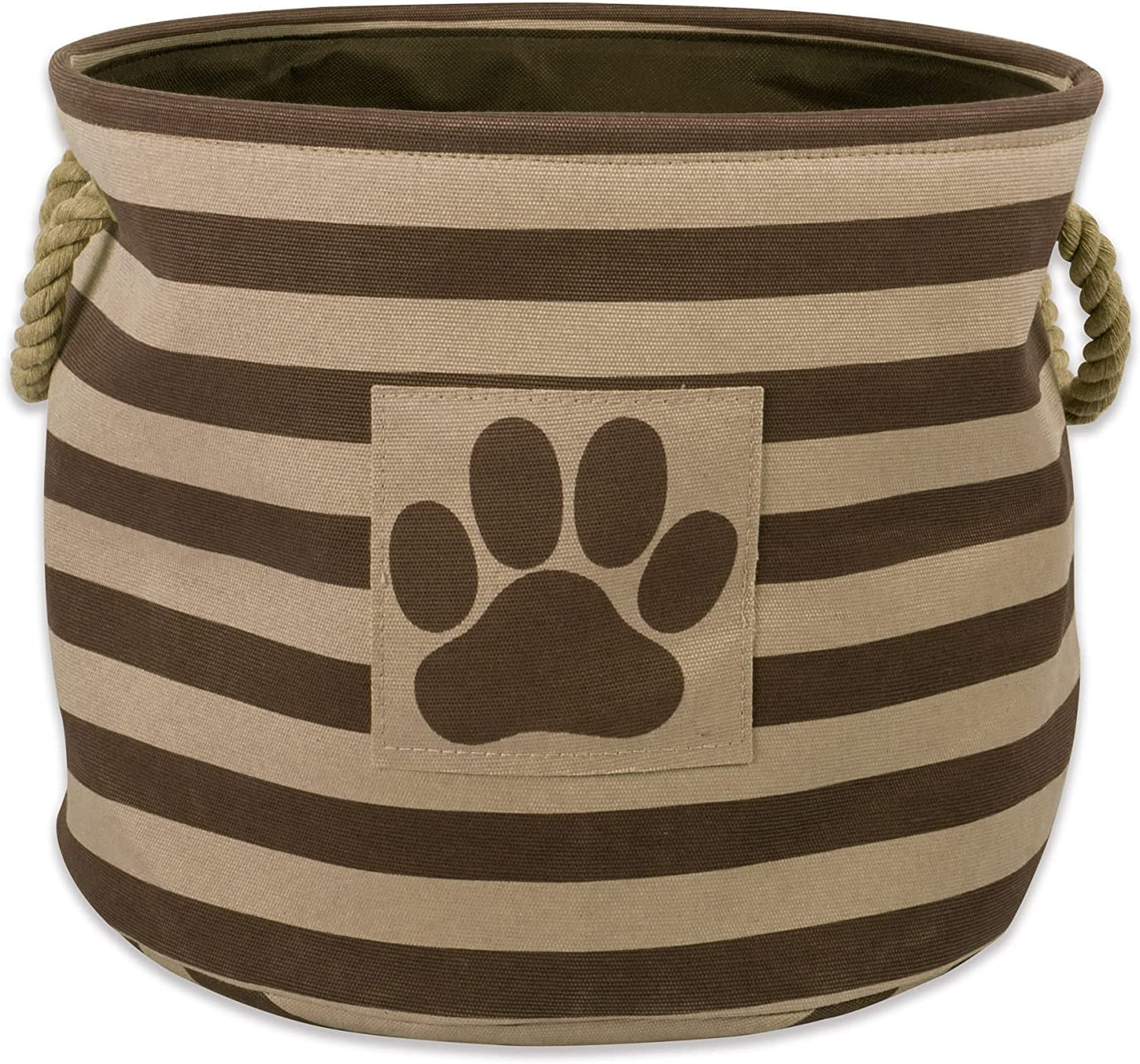 Striped Paw Storage Bin
