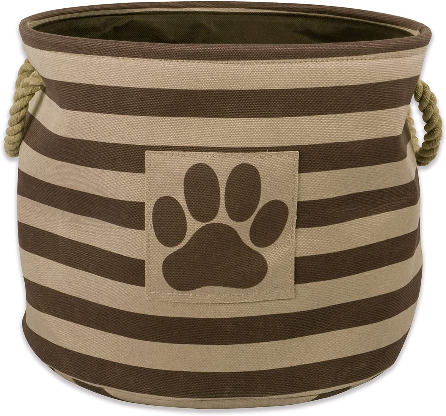 Striped Paw Storage Bin