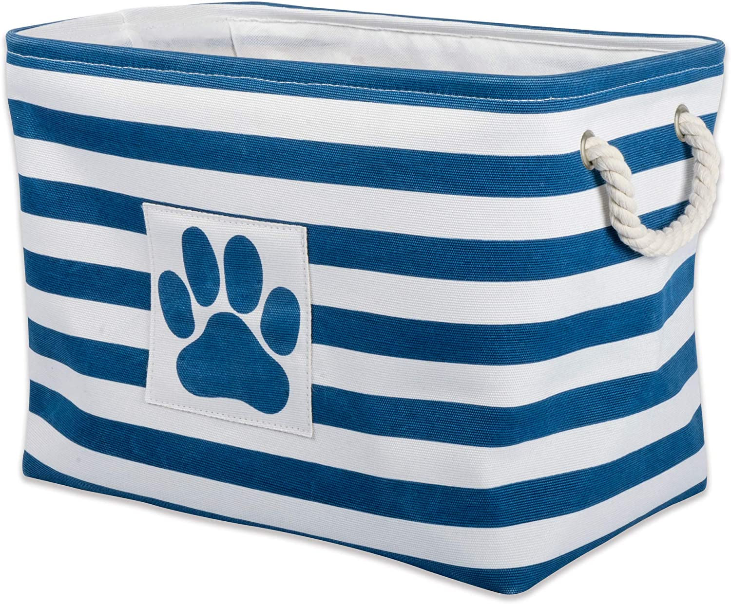 Striped Paw Storage Bin