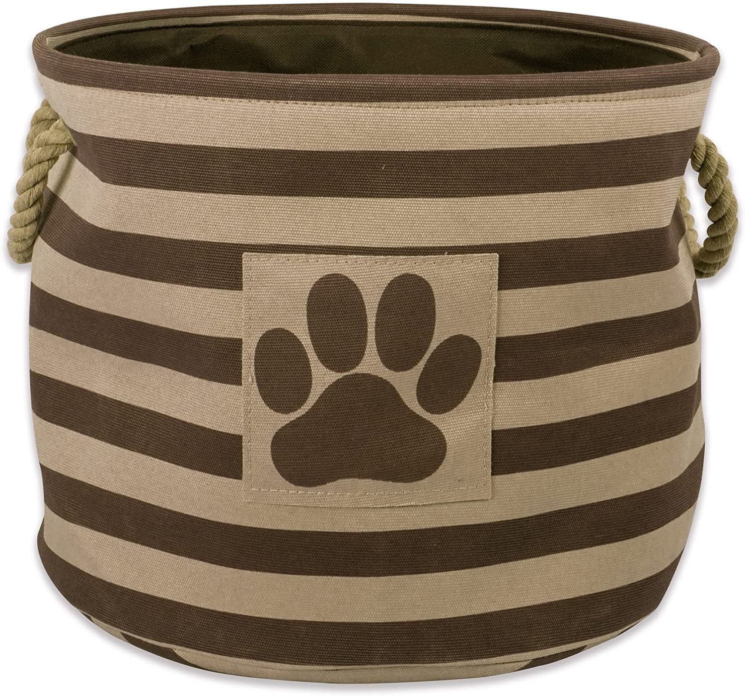 Striped Paw Storage Bin