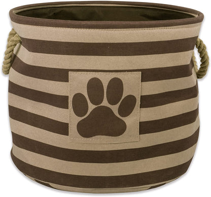 Striped Paw Storage Bin