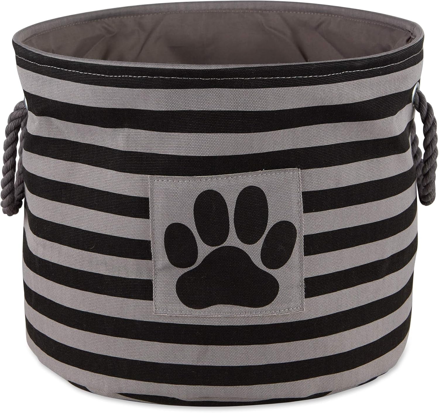 Striped Paw Storage Bin
