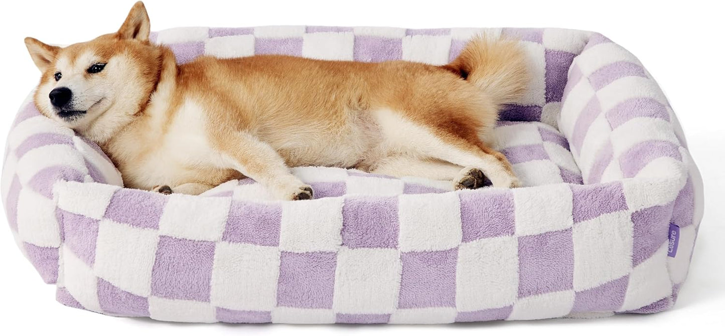 Cute Cozy Dog Bed – Washable Plush Orthopedic Sofa