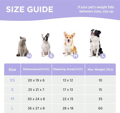 Cute Cozy Dog Bed – Washable Plush Orthopedic Sofa