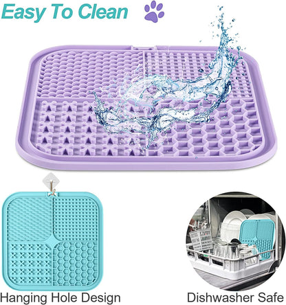 Dog Lick Mat 2-Pack – Anxiety Relief & Bath Distraction Pad