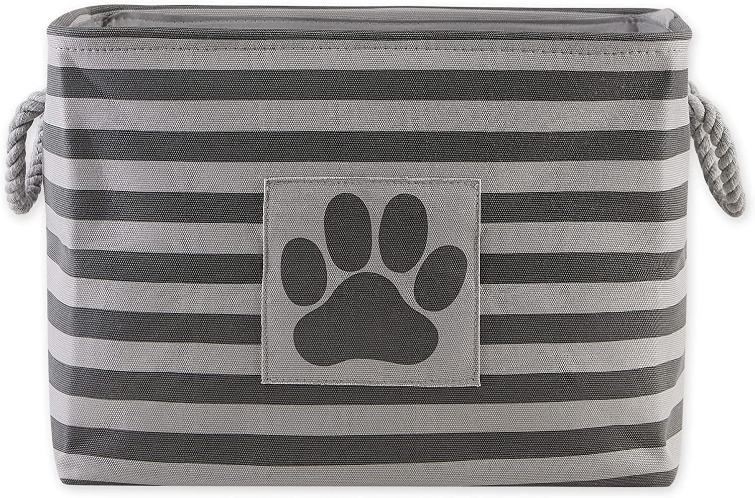 Striped Paw Storage Bin