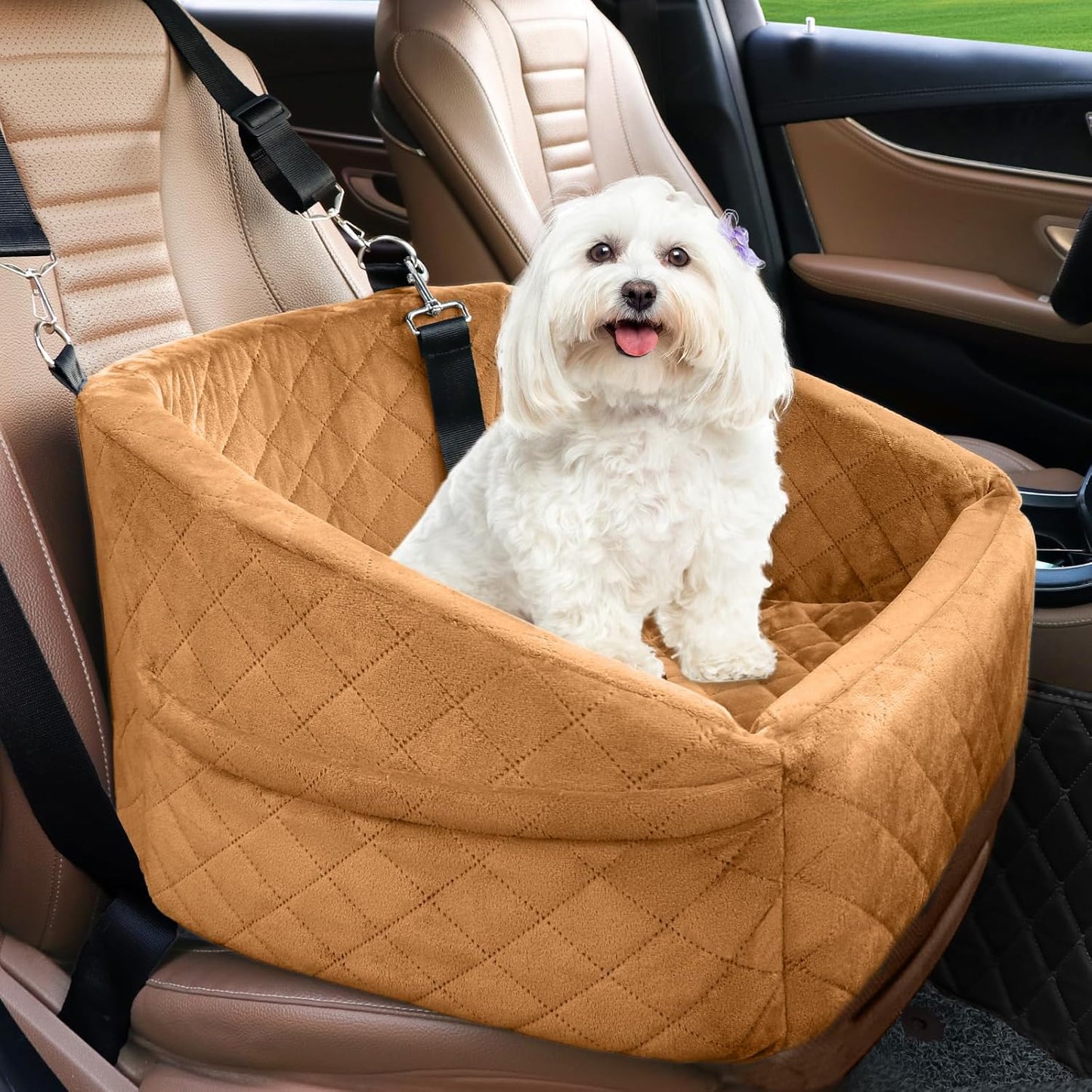 Dog Car Booster Seat – Washable Travel Bed