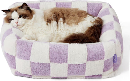 Cute Cozy Dog Bed – Washable Plush Orthopedic Sofa