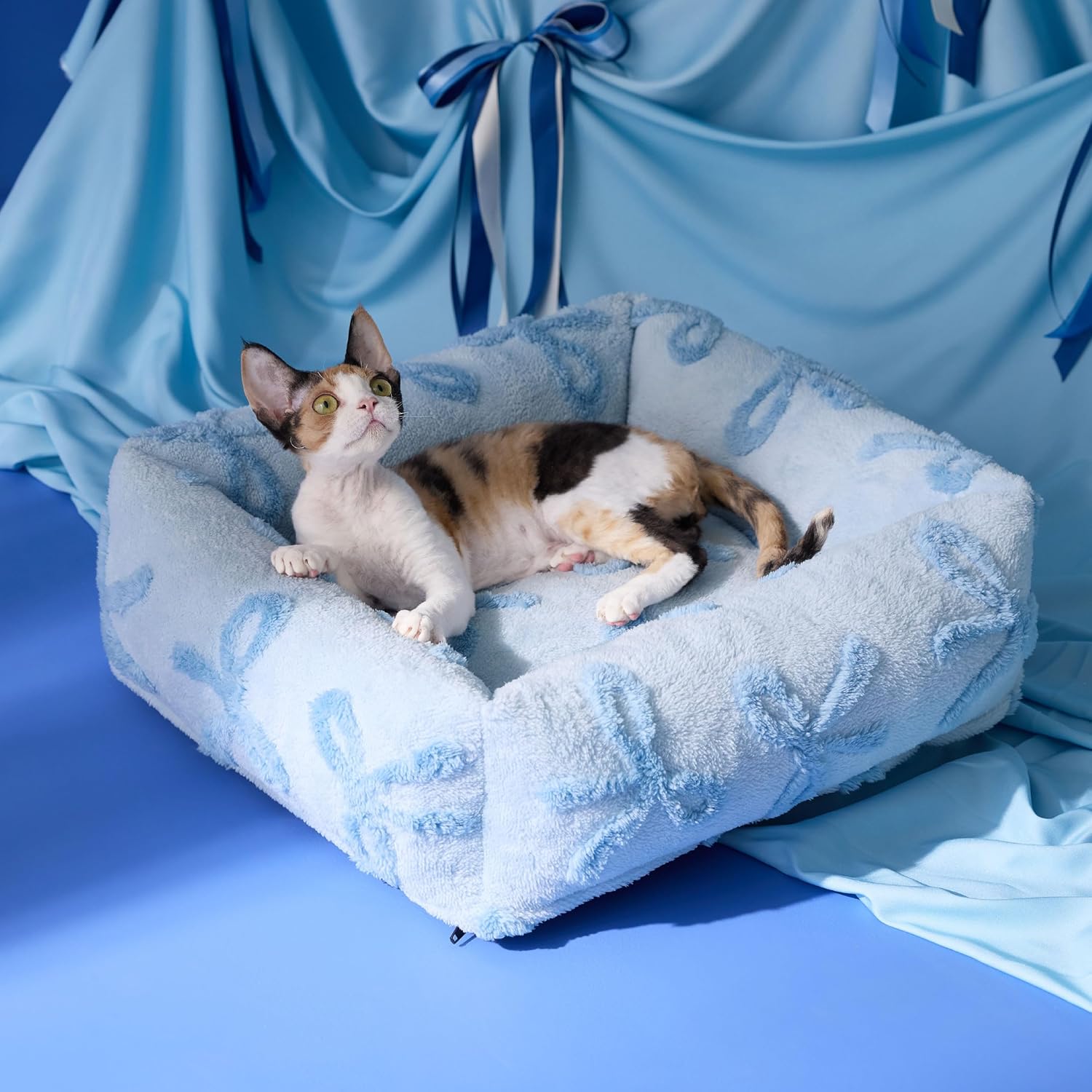 Cute Cozy Dog Bed – Washable Plush Orthopedic Sofa