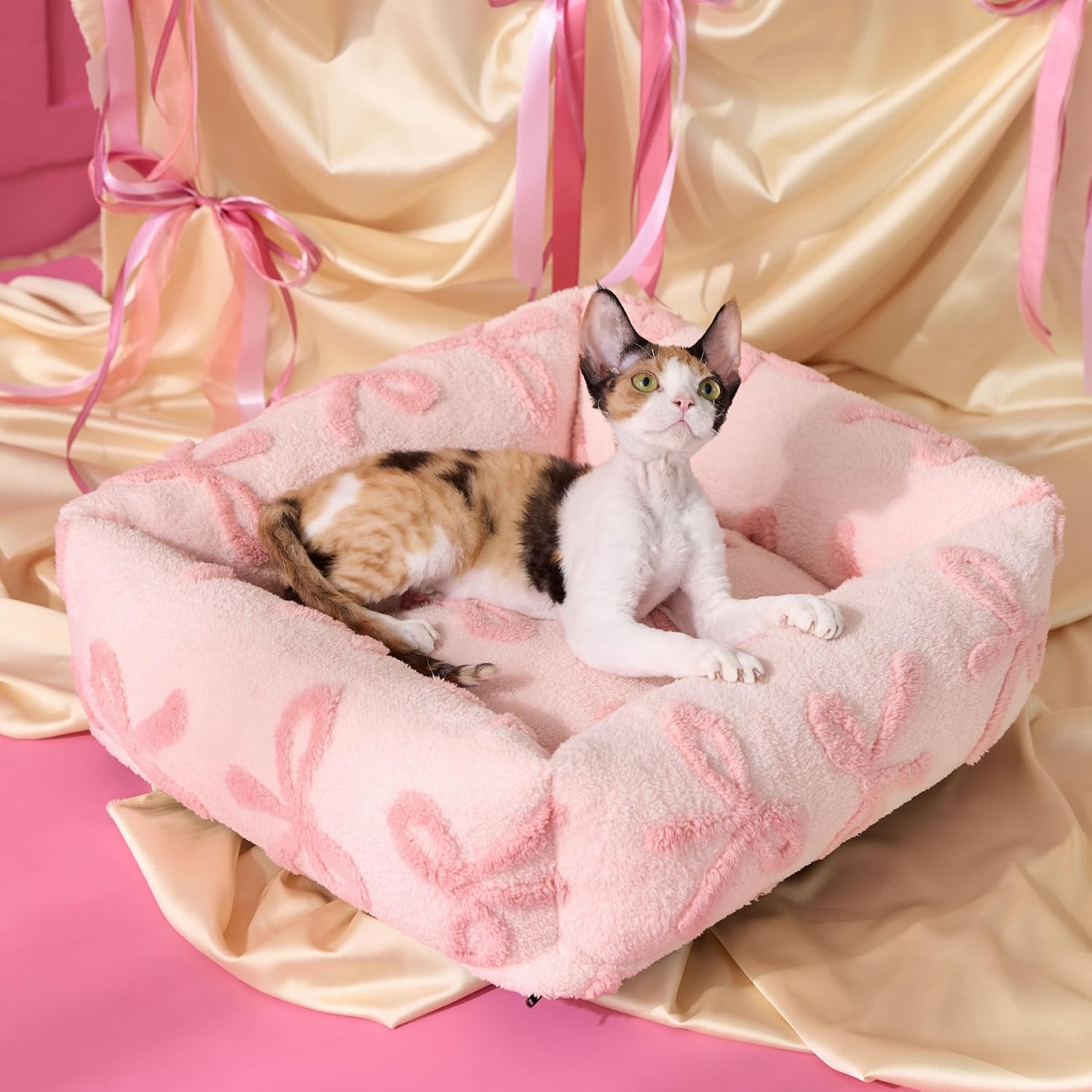 Cute Cozy Dog Bed – Washable Plush Orthopedic Sofa