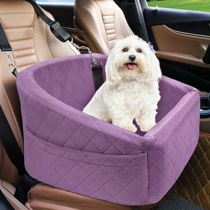 Dog Car Booster Seat – Washable Travel Bed