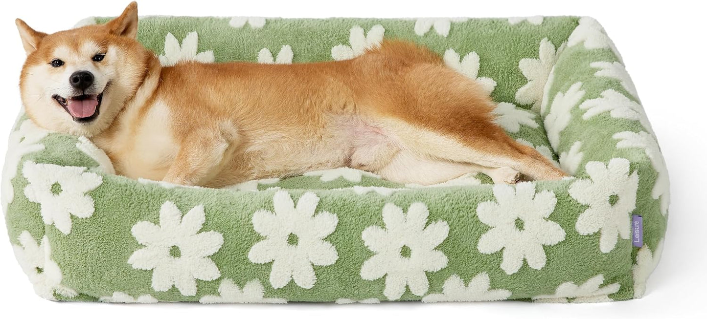 Cute Cozy Dog Bed – Washable Plush Orthopedic Sofa