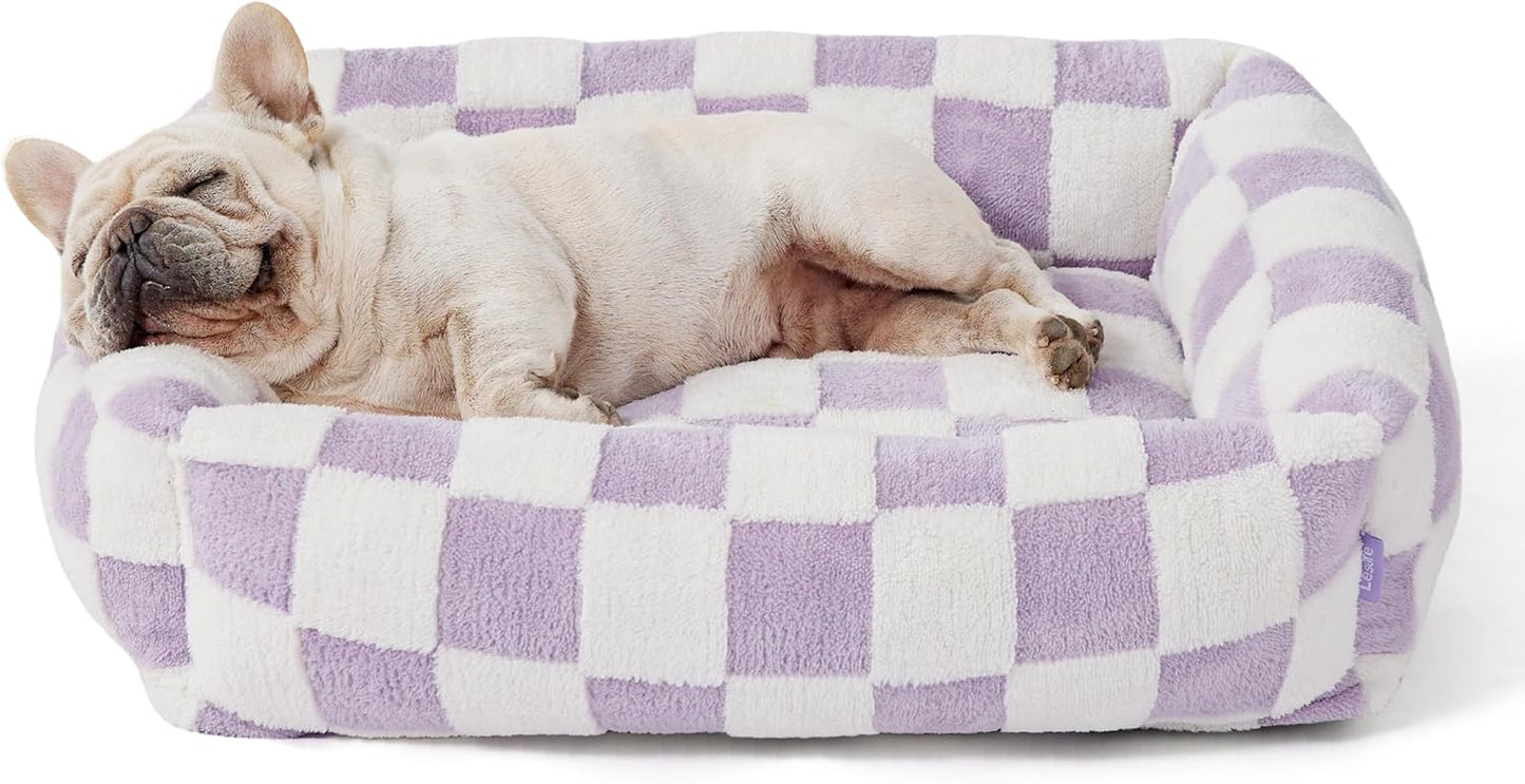 Cute Cozy Dog Bed – Washable Plush Orthopedic Sofa