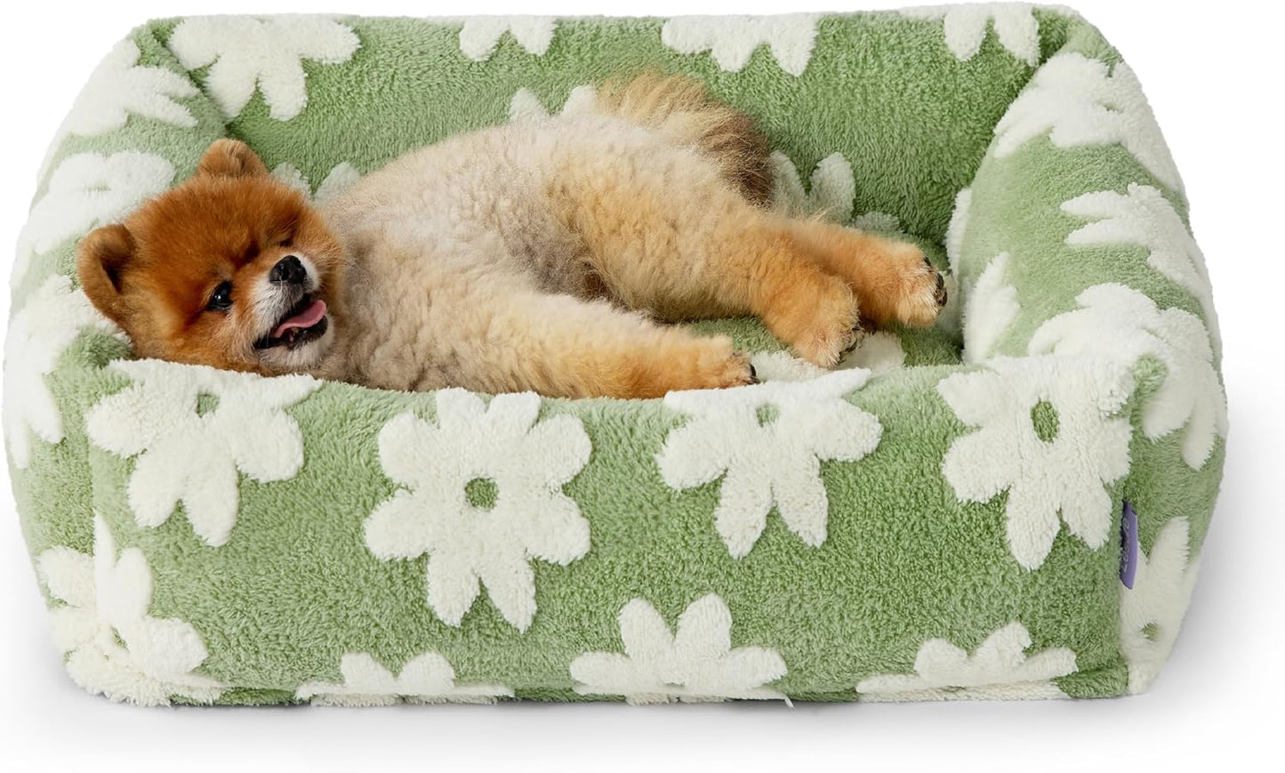 Cute Cozy Dog Bed – Washable Plush Orthopedic Sofa