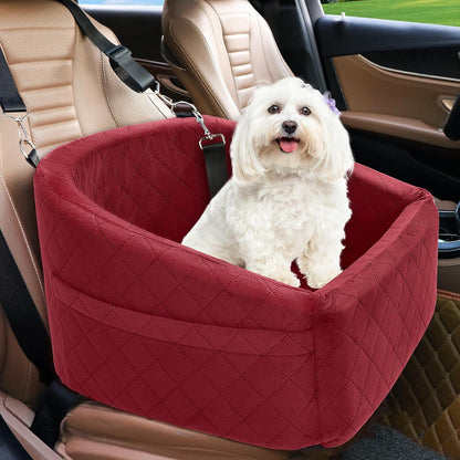 Dog Car Booster Seat – Washable Travel Bed