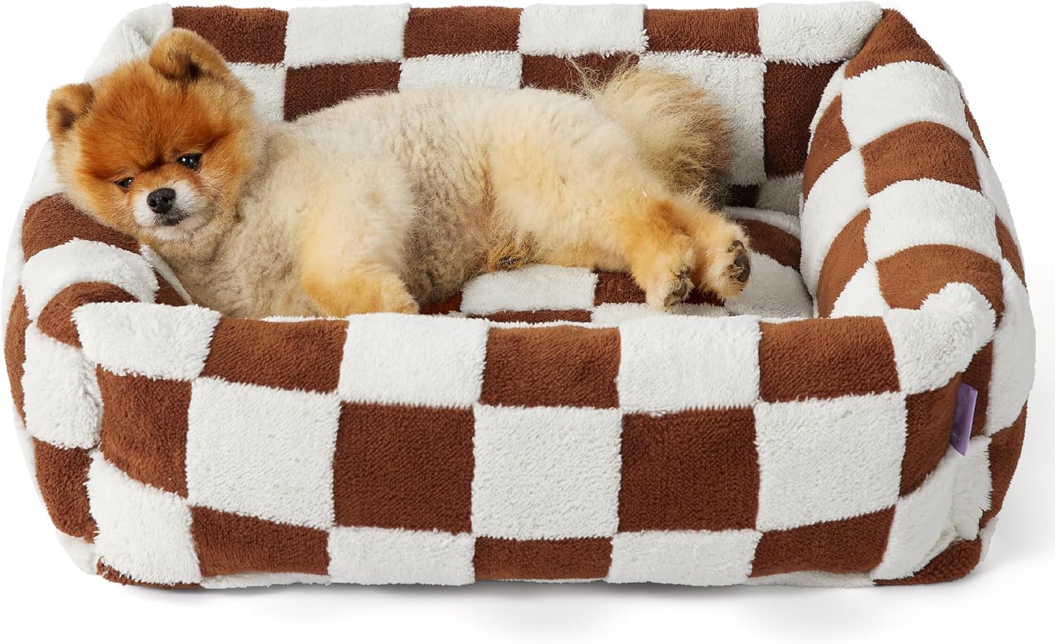 Cute Cozy Dog Bed – Washable Plush Orthopedic Sofa