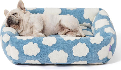 Cute Cozy Dog Bed – Washable Plush Orthopedic Sofa
