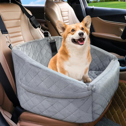 Dog Car Booster Seat – Washable Travel Bed