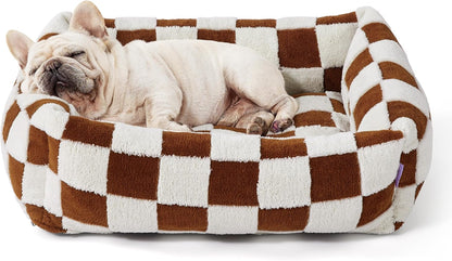 Cute Cozy Dog Bed – Washable Plush Orthopedic Sofa