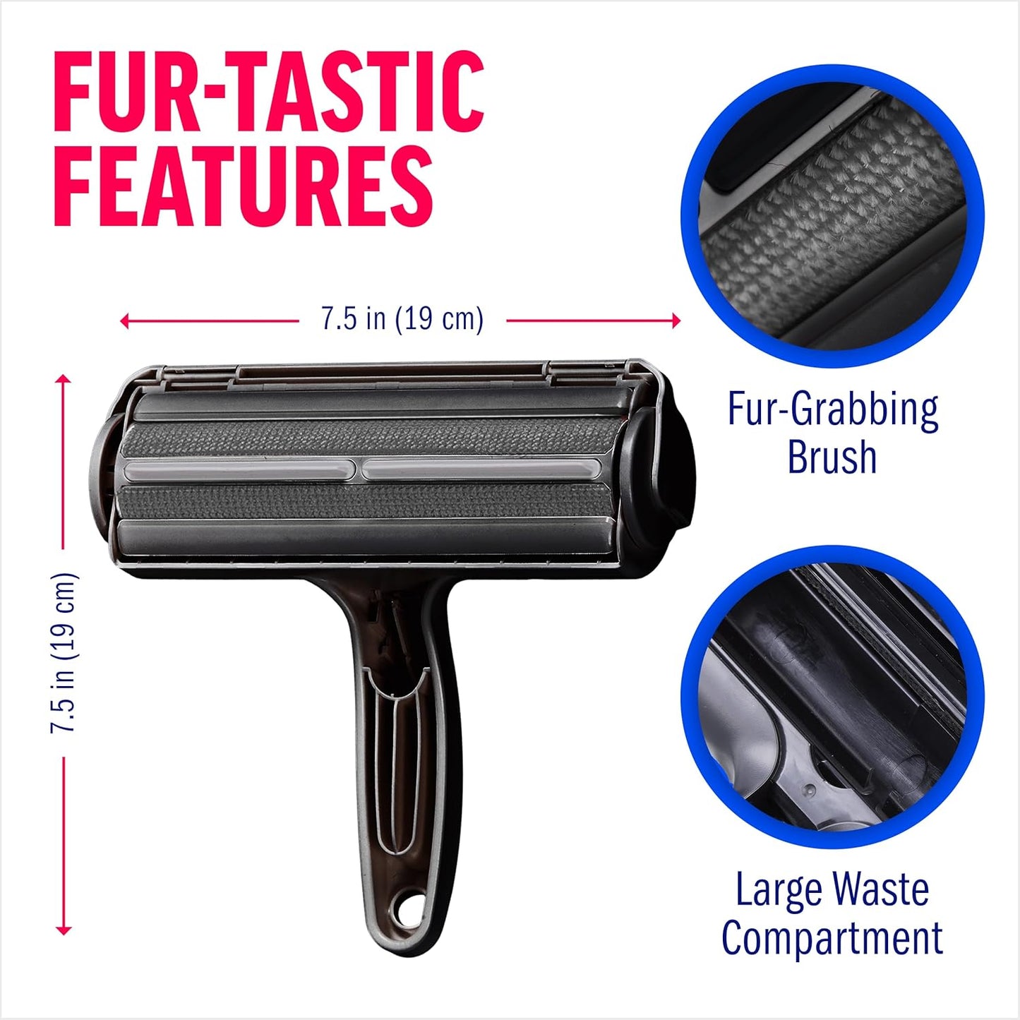 Pet Hair Remover and Reusable Lint Roller 