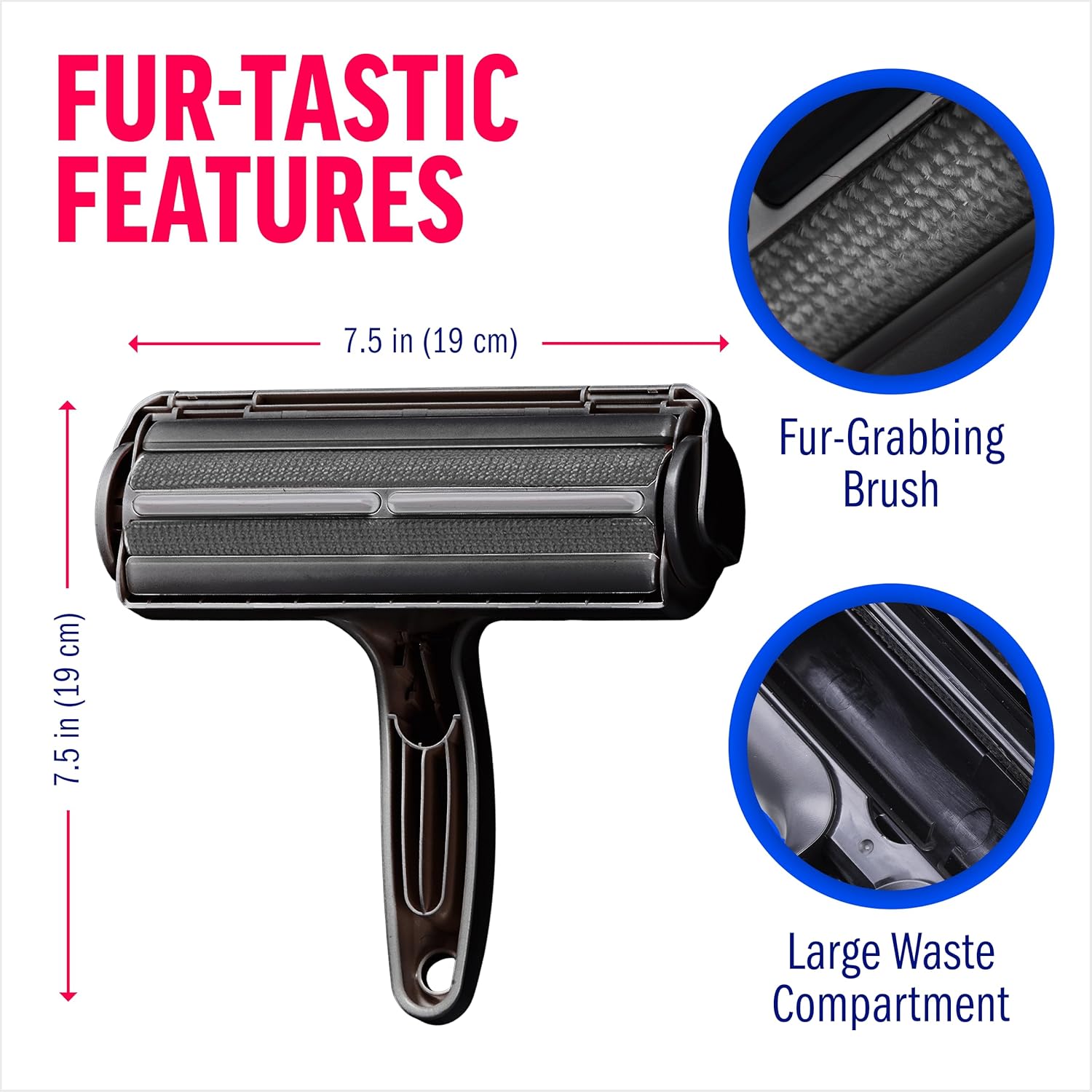 Pet Hair Remover and Reusable Lint Roller 