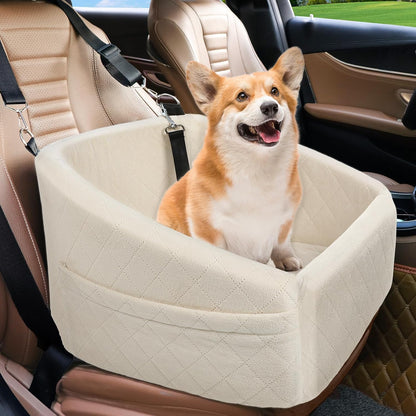 Dog Car Booster Seat – Washable Travel Bed