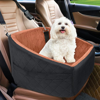 Dog Car Booster Seat – Washable Travel Bed