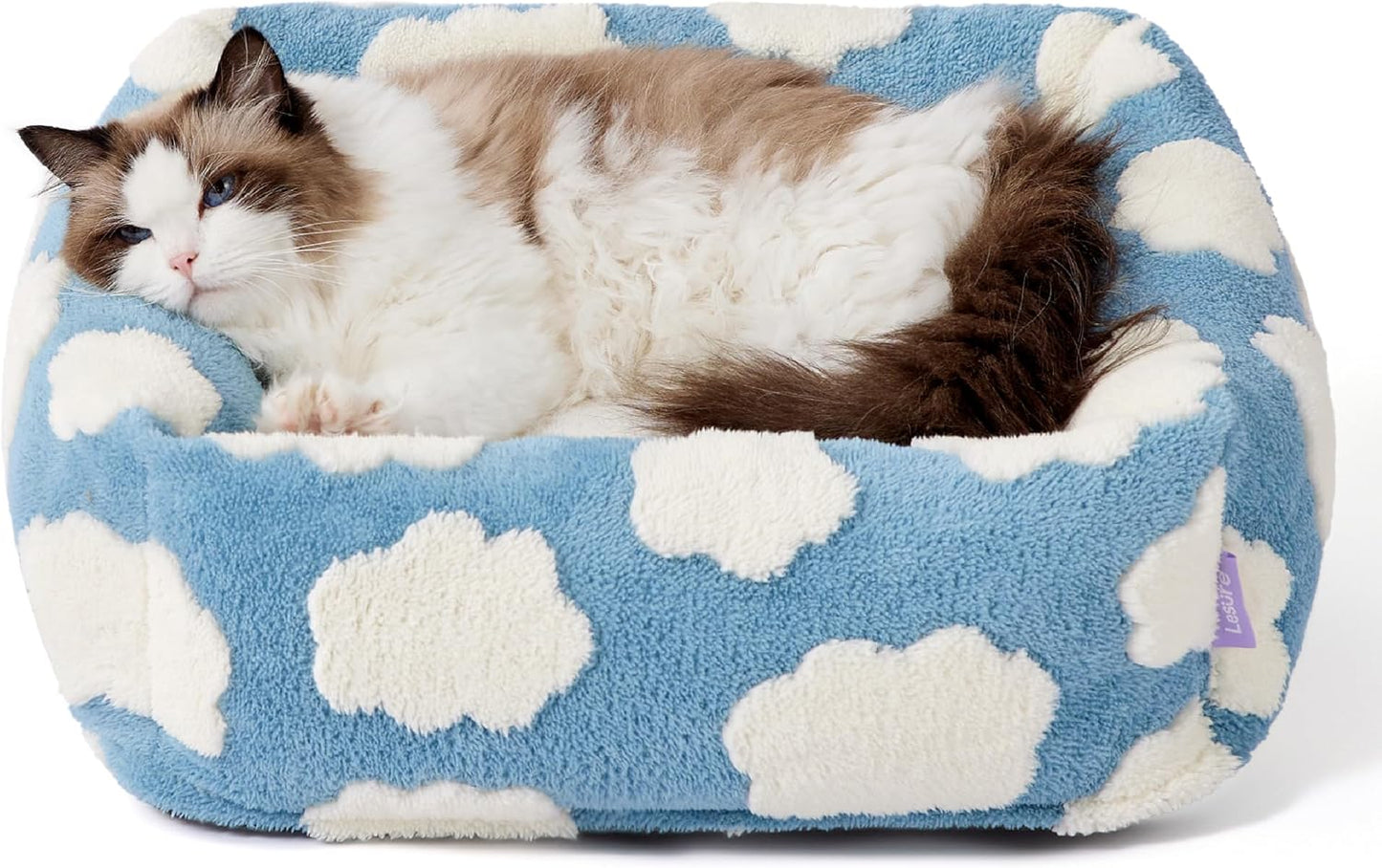 Cute Cozy Dog Bed – Washable Plush Orthopedic Sofa
