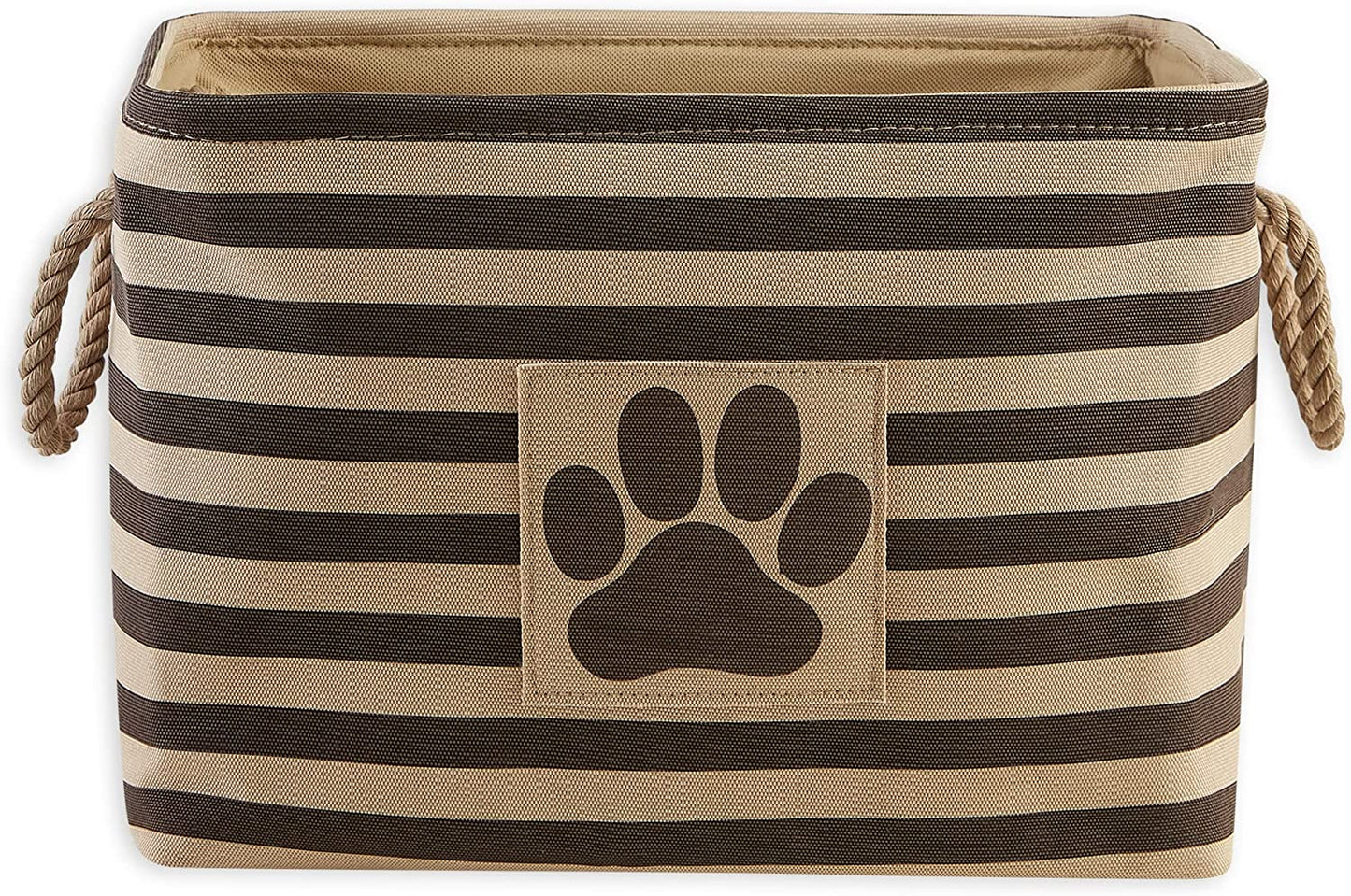 Striped Paw Storage Bin