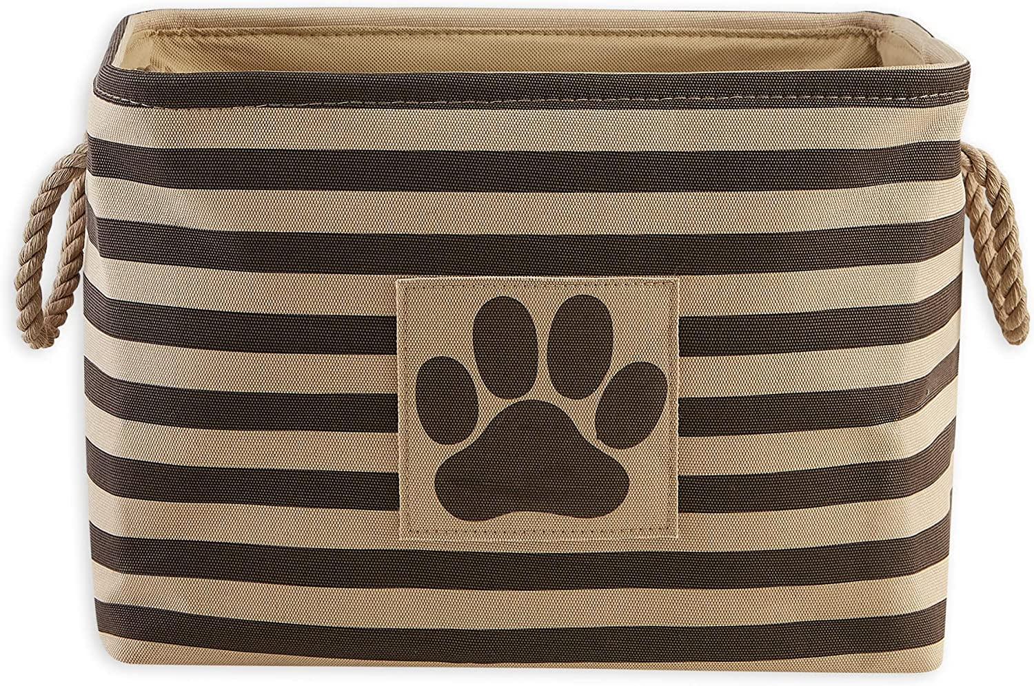 Striped Paw Storage Bin