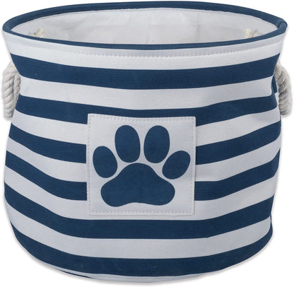 Striped Paw Storage Bin