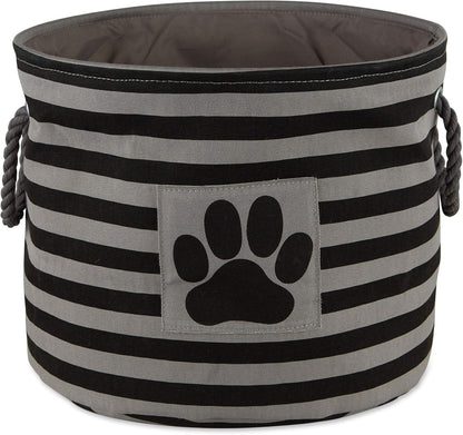 Striped Paw Storage Bin