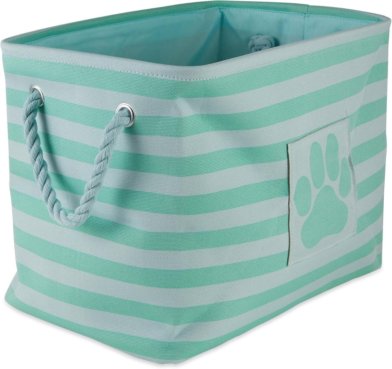 Striped Paw Storage Bin