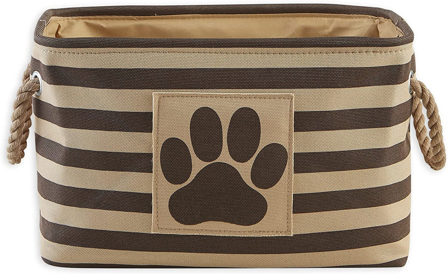 Striped Paw Storage Bin