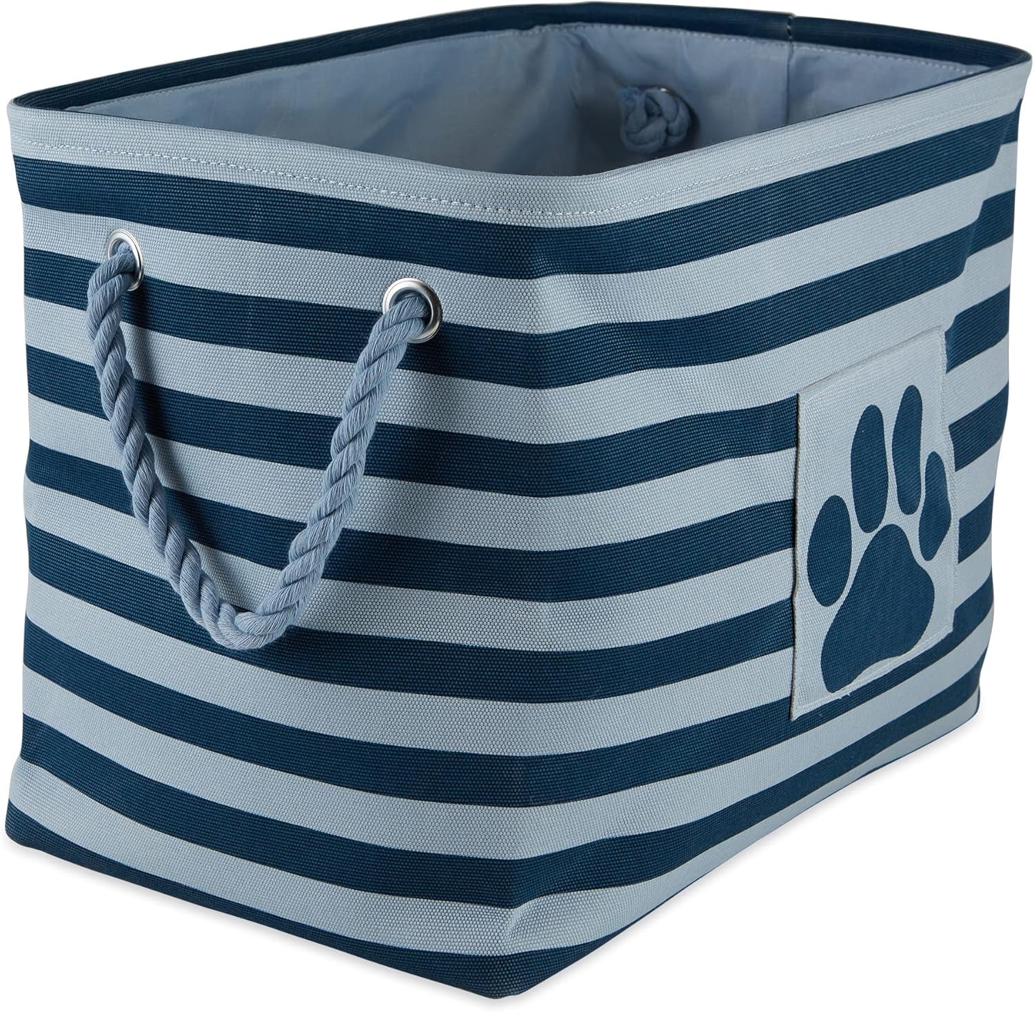 Striped Paw Storage Bin