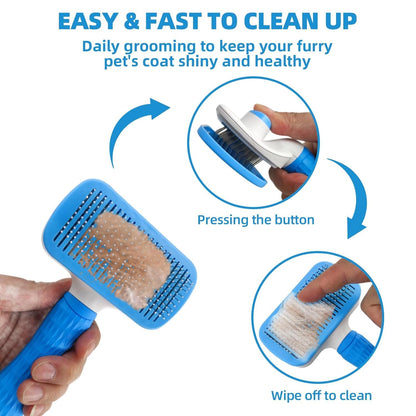 6-Piece Pet Grooming Brush Kit – Deshedding & Care Set