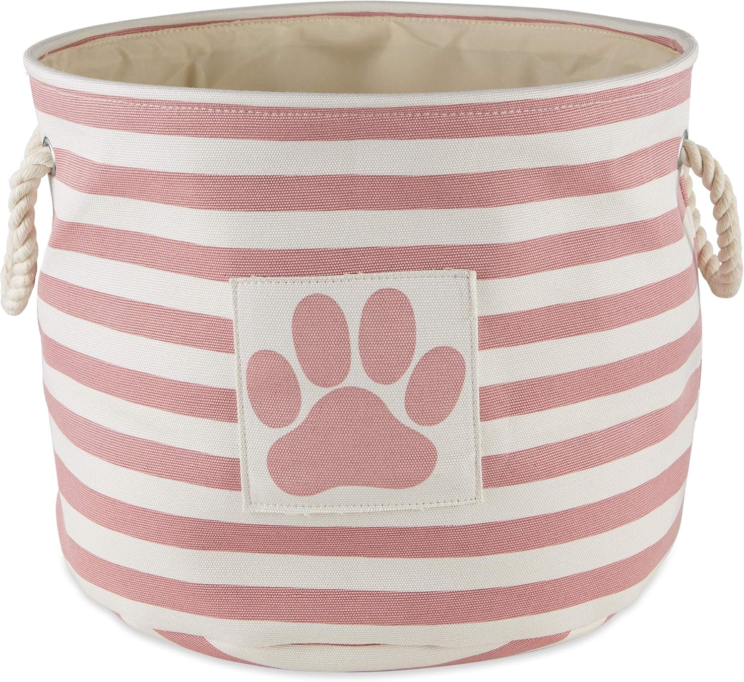 Striped Paw Storage Bin