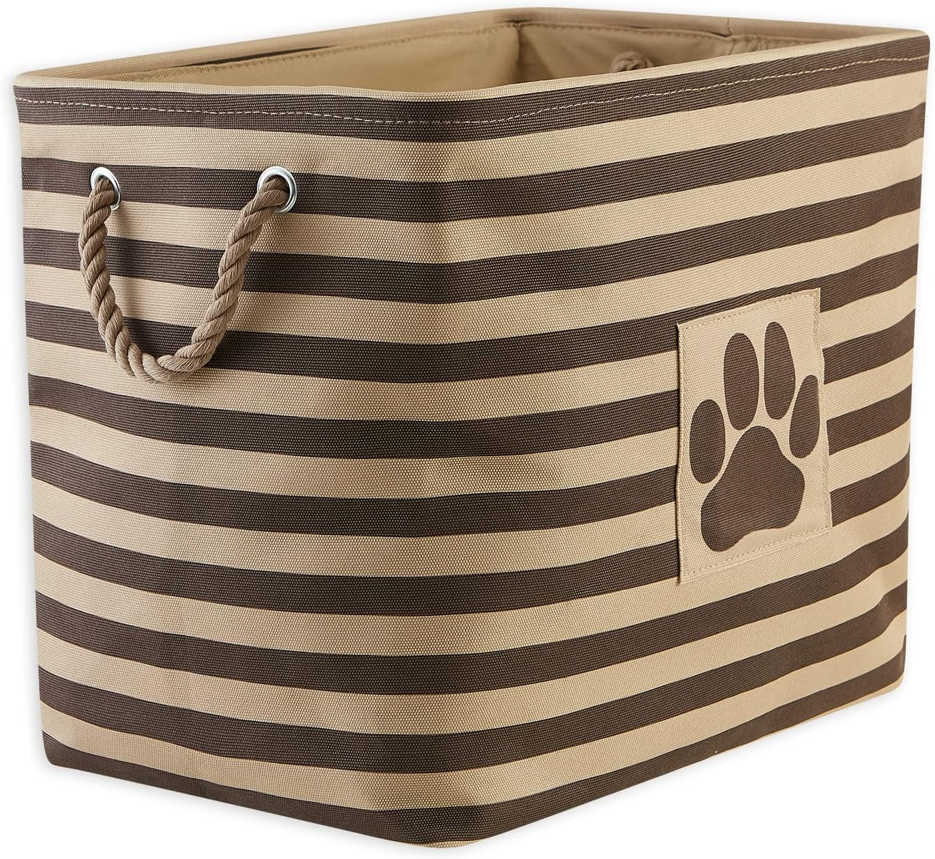 Striped Paw Storage Bin