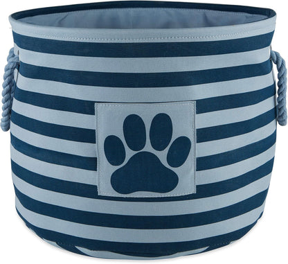 Striped Paw Storage Bin