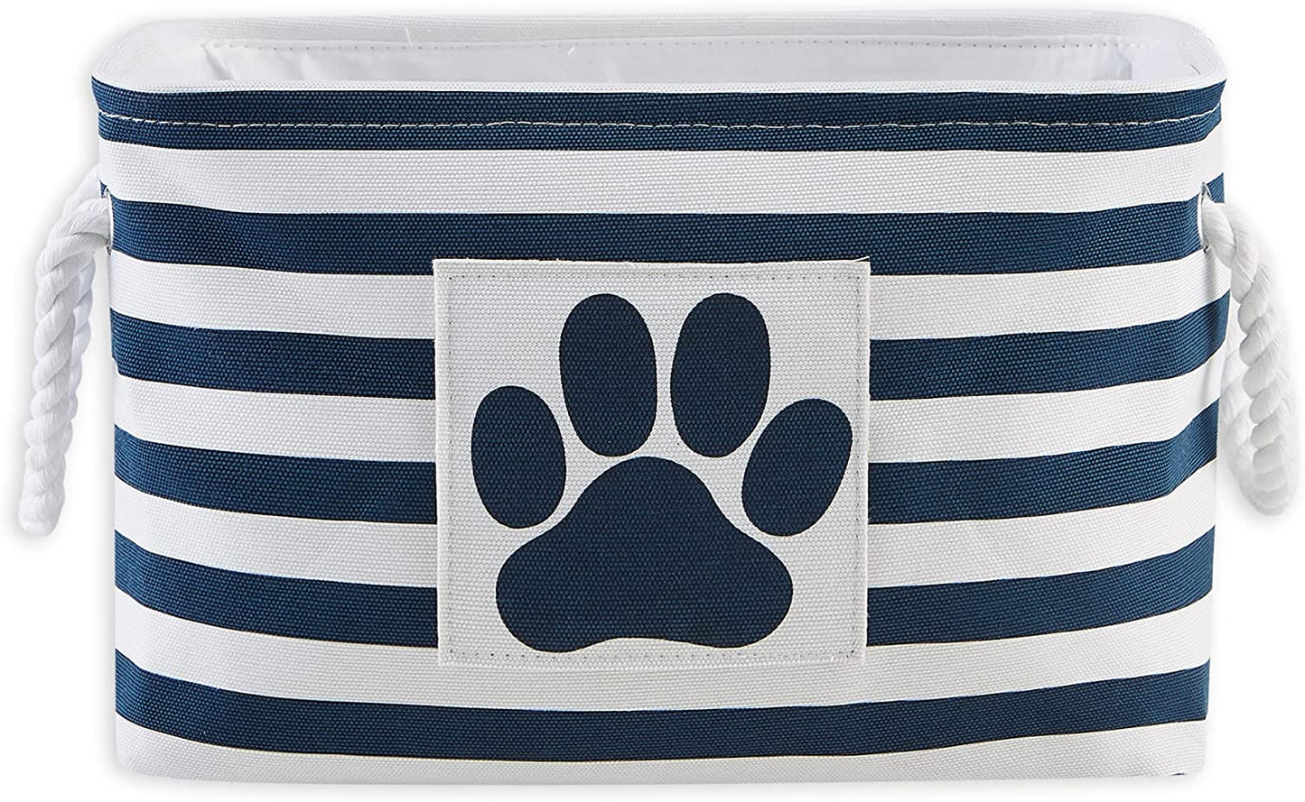 Striped Paw Storage Bin