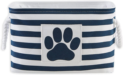 Striped Paw Storage Bin