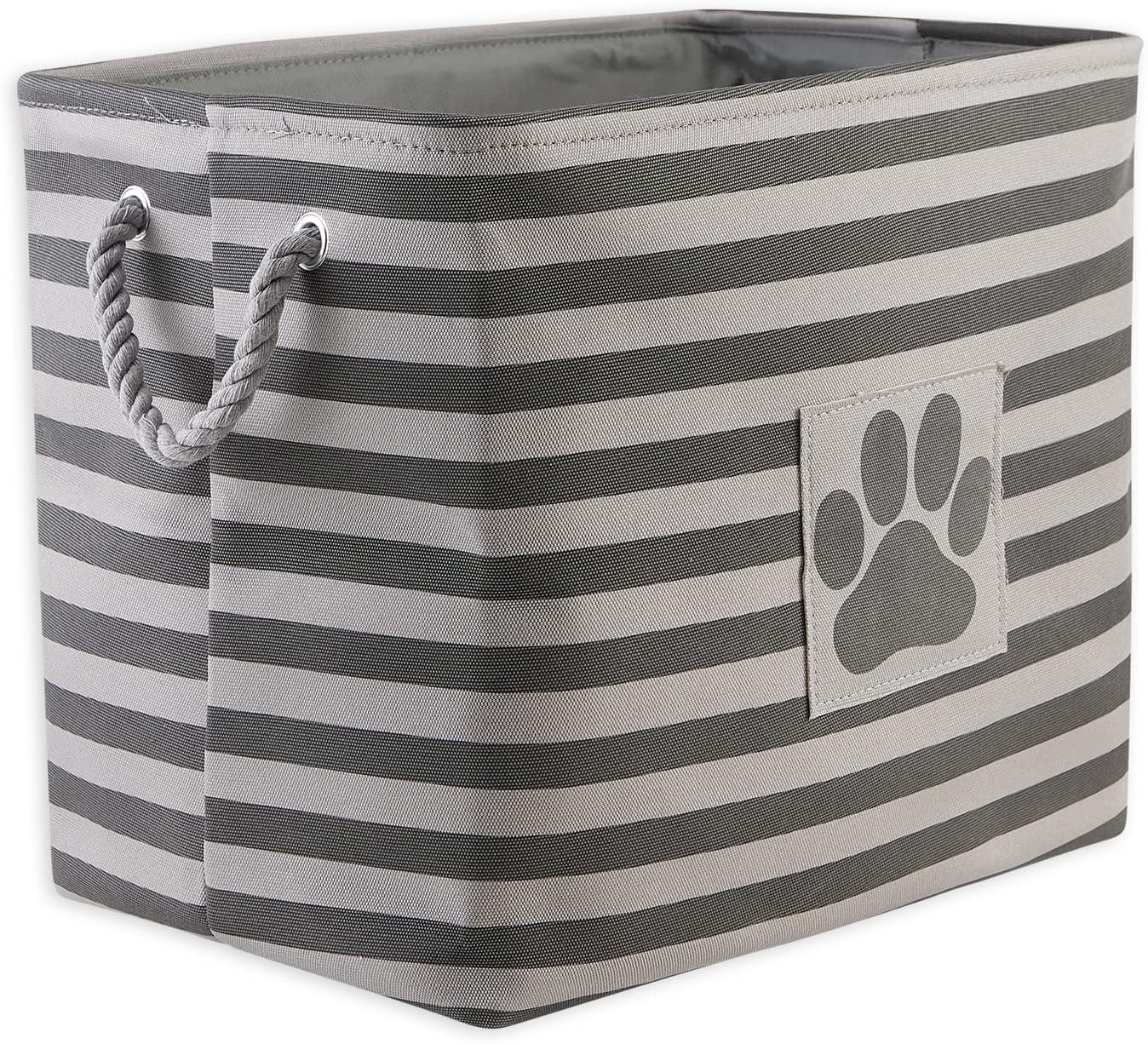 Striped Paw Storage Bin