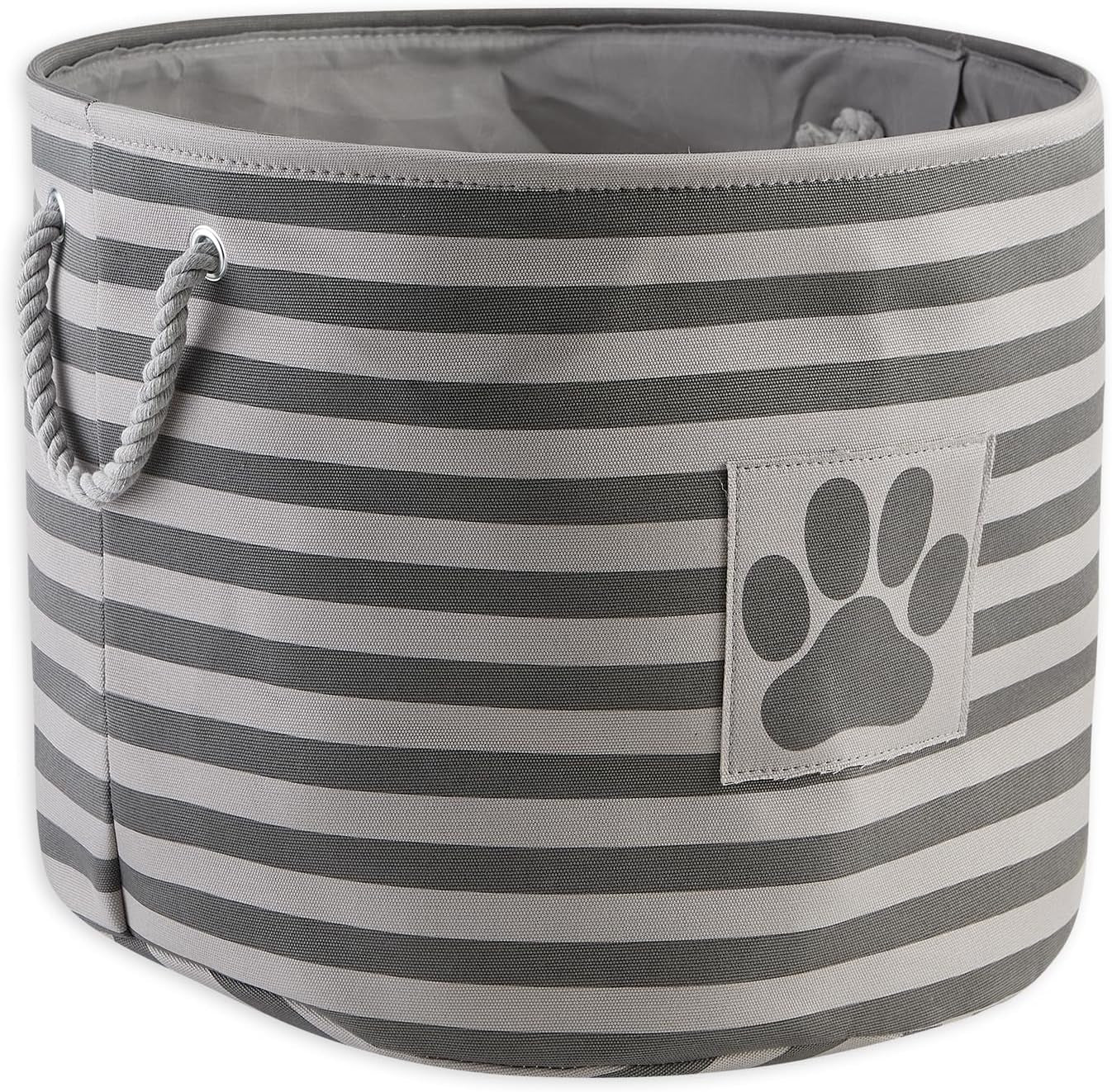 Striped Paw Storage Bin